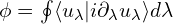 \phi=\oint \langle u_{\lambda}|i \partial_{\lambda} u_{\lambda} \rangle d\lambda