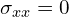 \sigma_{xx}=0