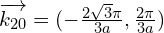 \overrightarrow{k_{20}}=(-\frac{2\sqrt{3}\pi}{3a}, \frac{2\pi}{3a})